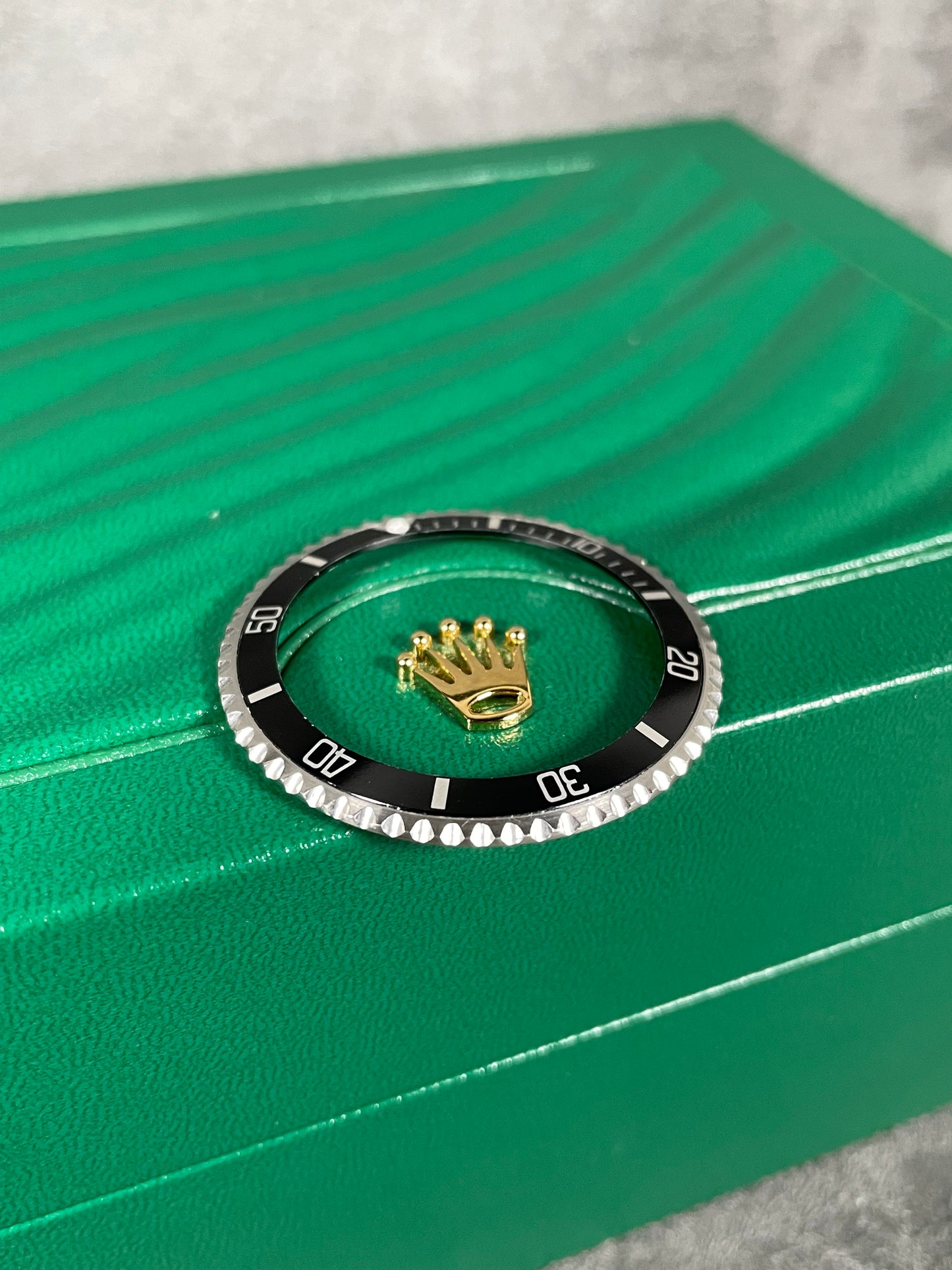 ROLEX SUBMARINER 5512 5513 1680 BLISTER BEZEL AND INSERT SERIF